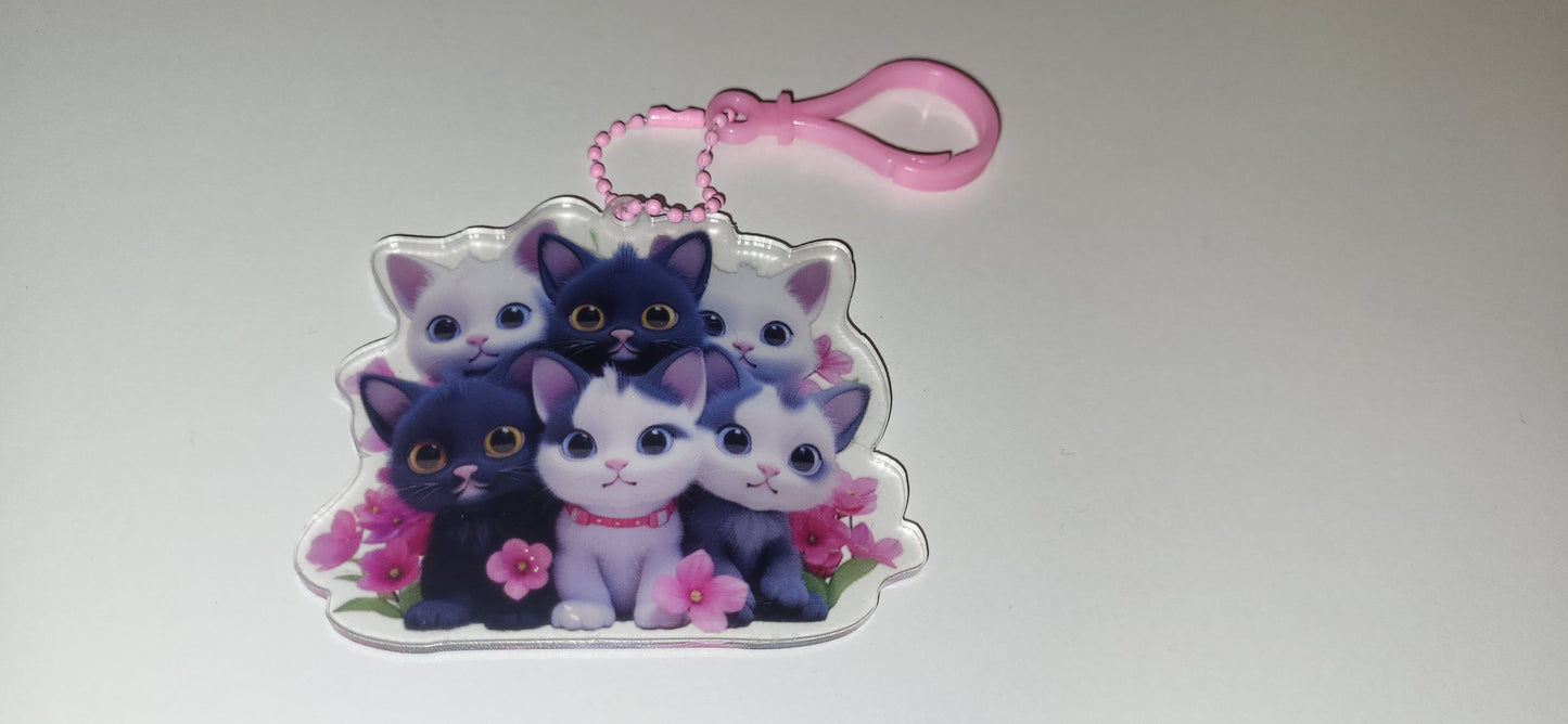 The Cat Pack Keychain
