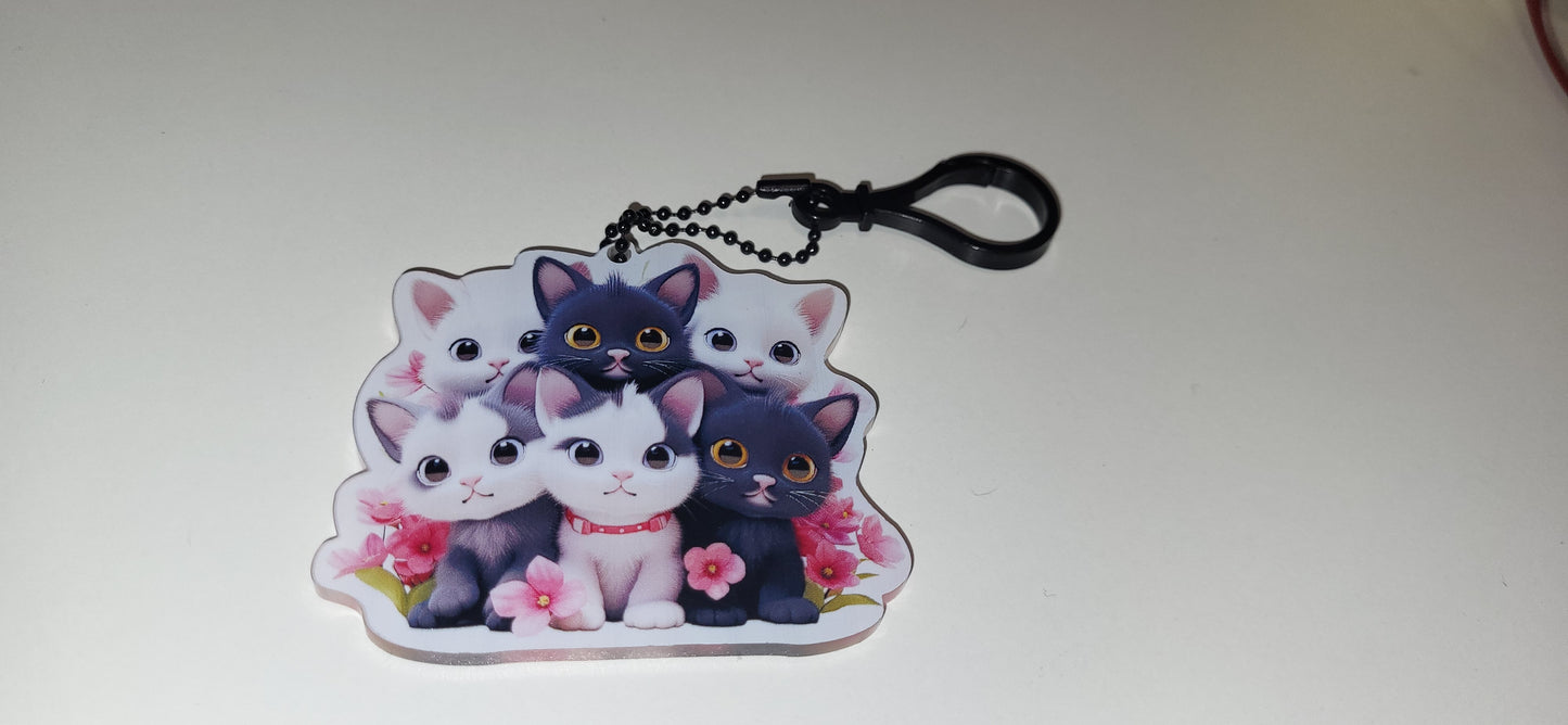 The Cat Pack Keychain