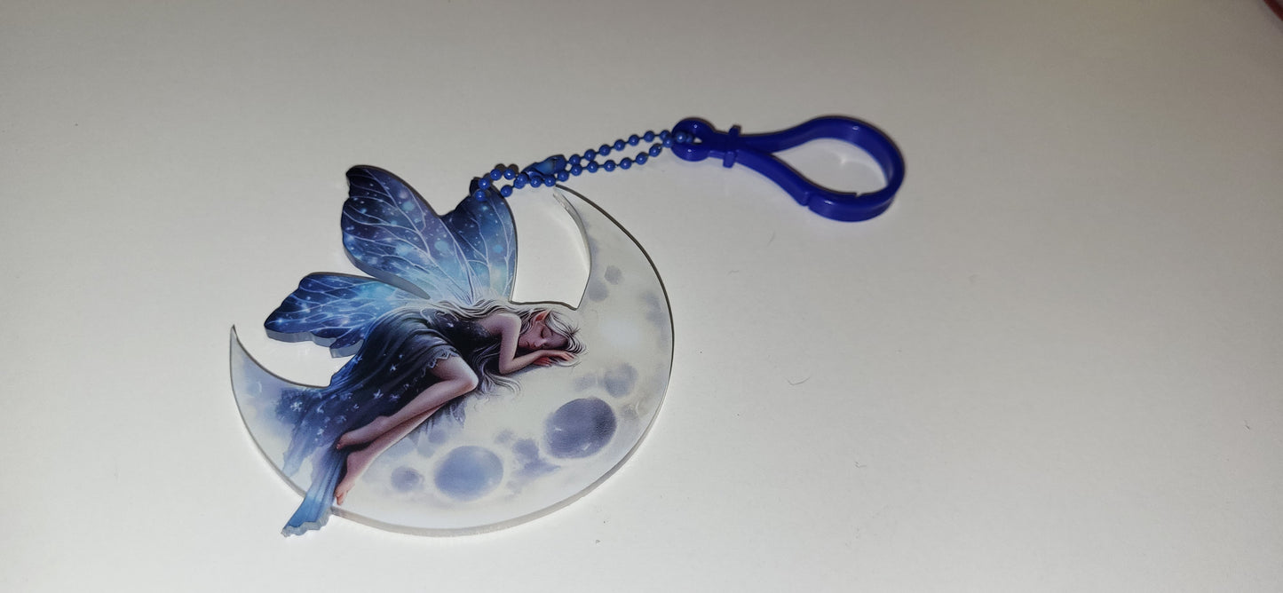 Moon Fairy Keychain