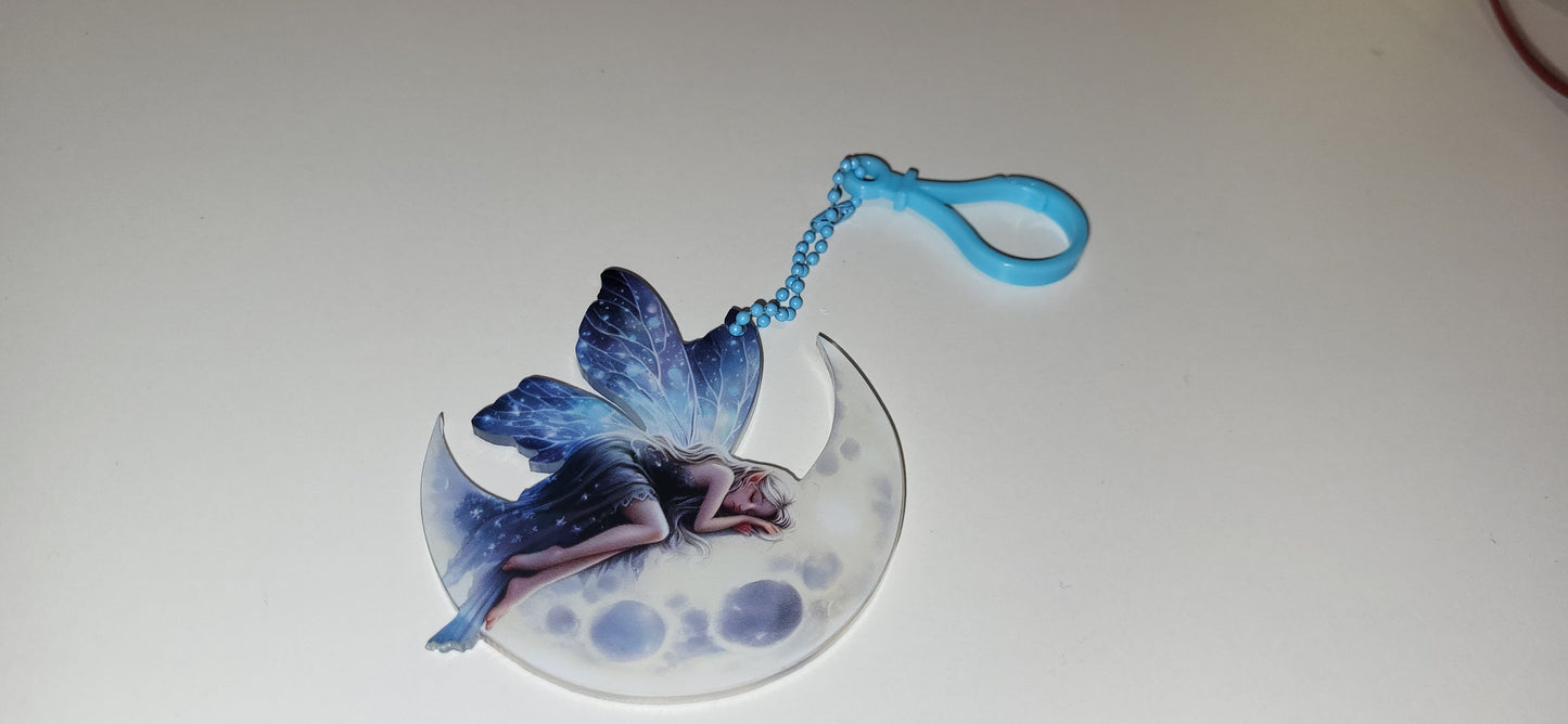 Moon Fairy Keychain