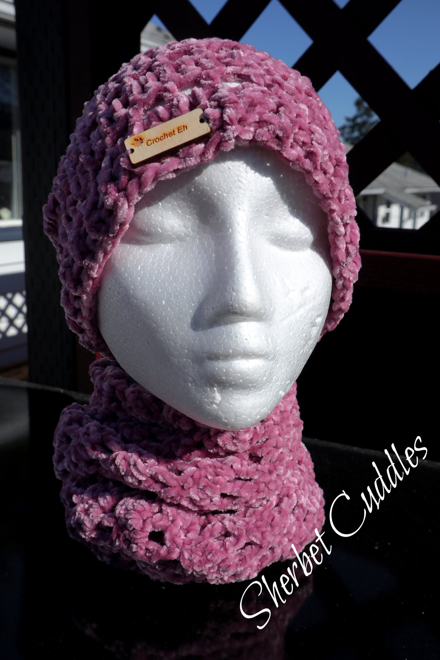 Sherbet Cuddles Beanie And Cowl PDF PATTERN