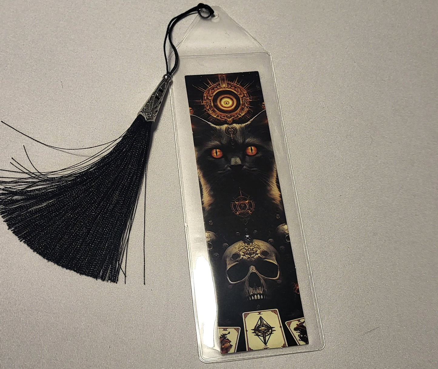 Skull Kitty Bookmark