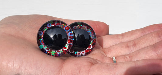 30mm Color Shifting Sinker Safety Eyes ( Set #3)