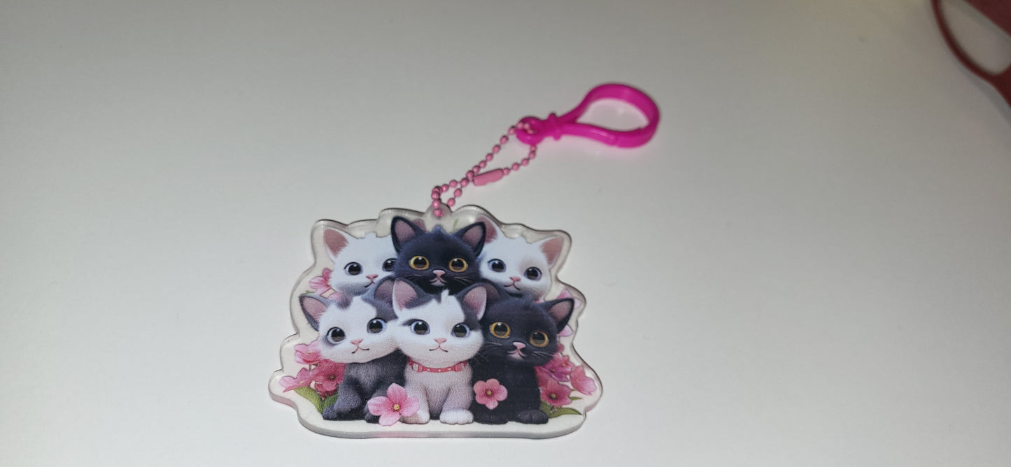 The Cat Pack Keychain
