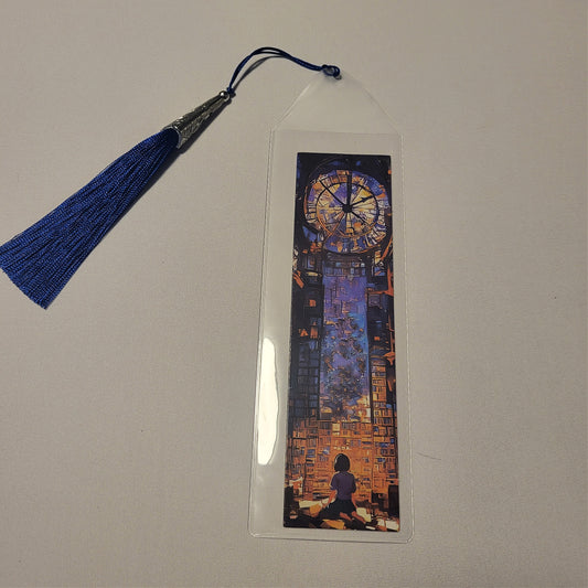 Clock Tower Reading Bookmark