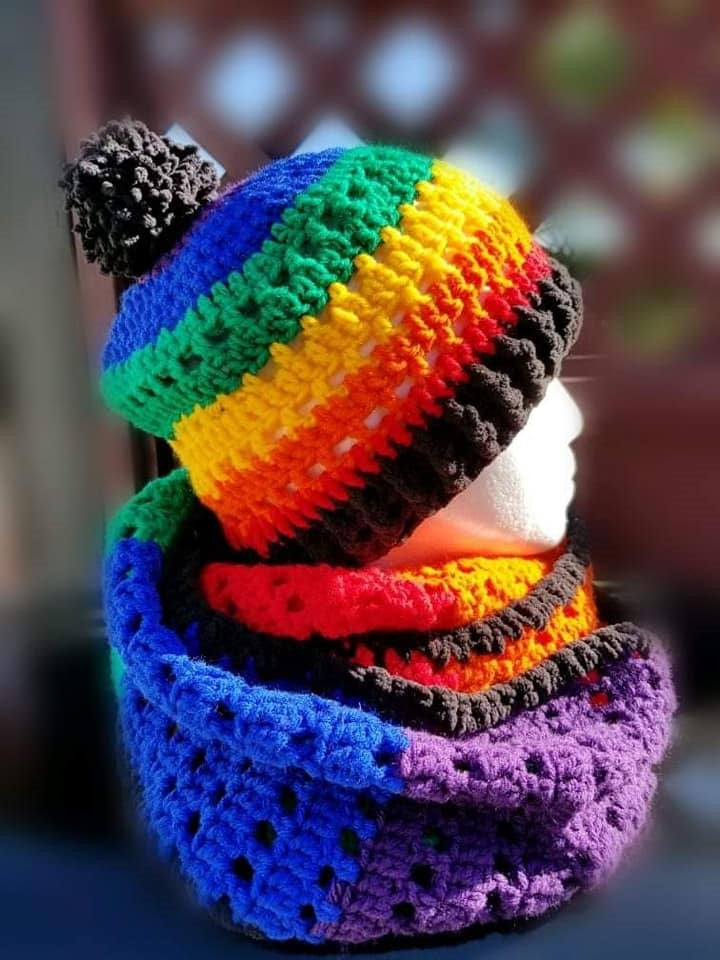Loud And Proud Cowl And Hat Set PDF PATTERN