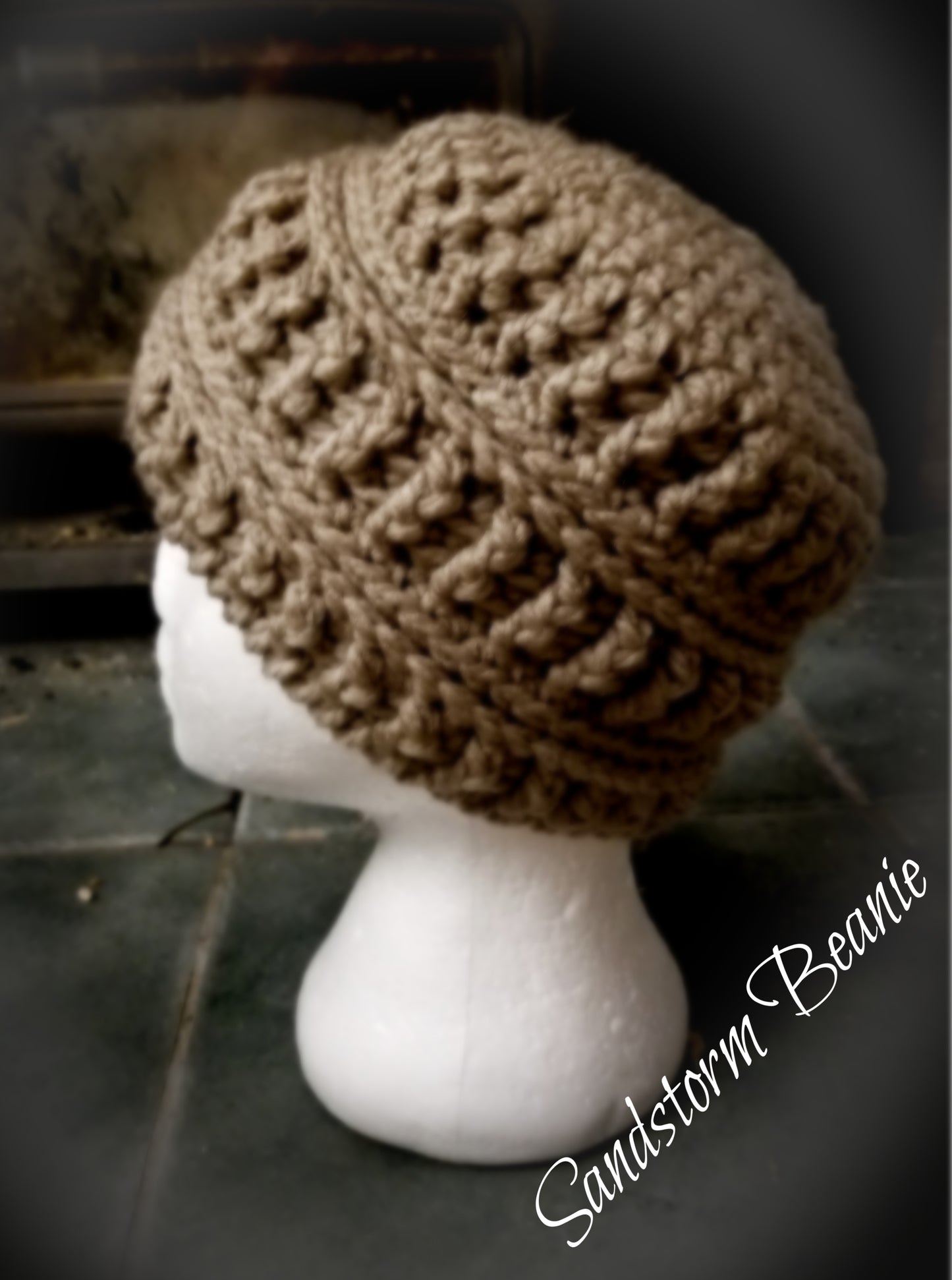 Sand Storm Beanie PDF PATTERN
