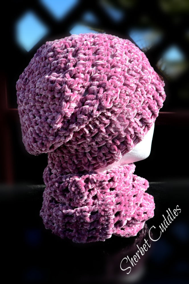 Sherbet Cuddles Beanie And Cowl PDF PATTERN
