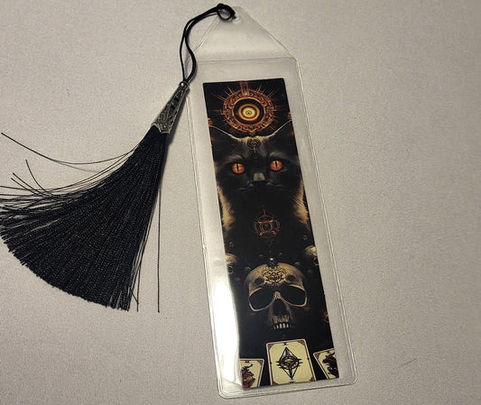 Skull Kitty Bookmark