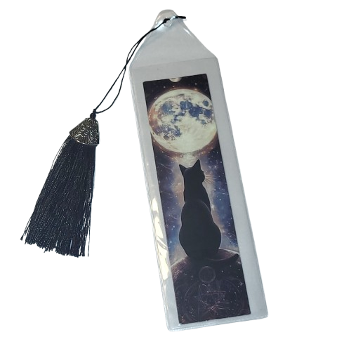 Cat/Moon Bookmark