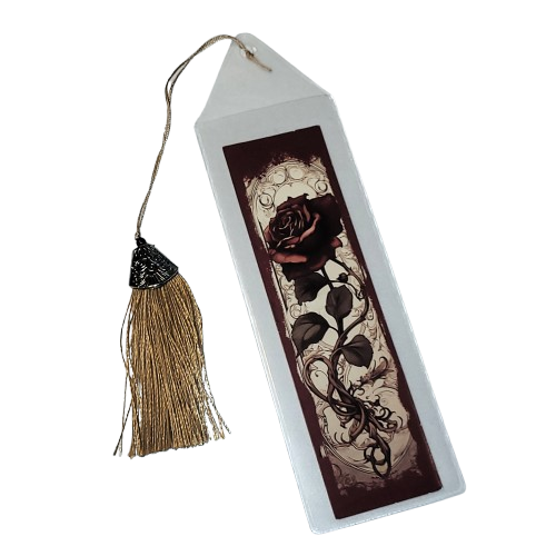 Red Thorn Rose Bookmark