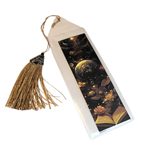 Book Flower Bookmark
